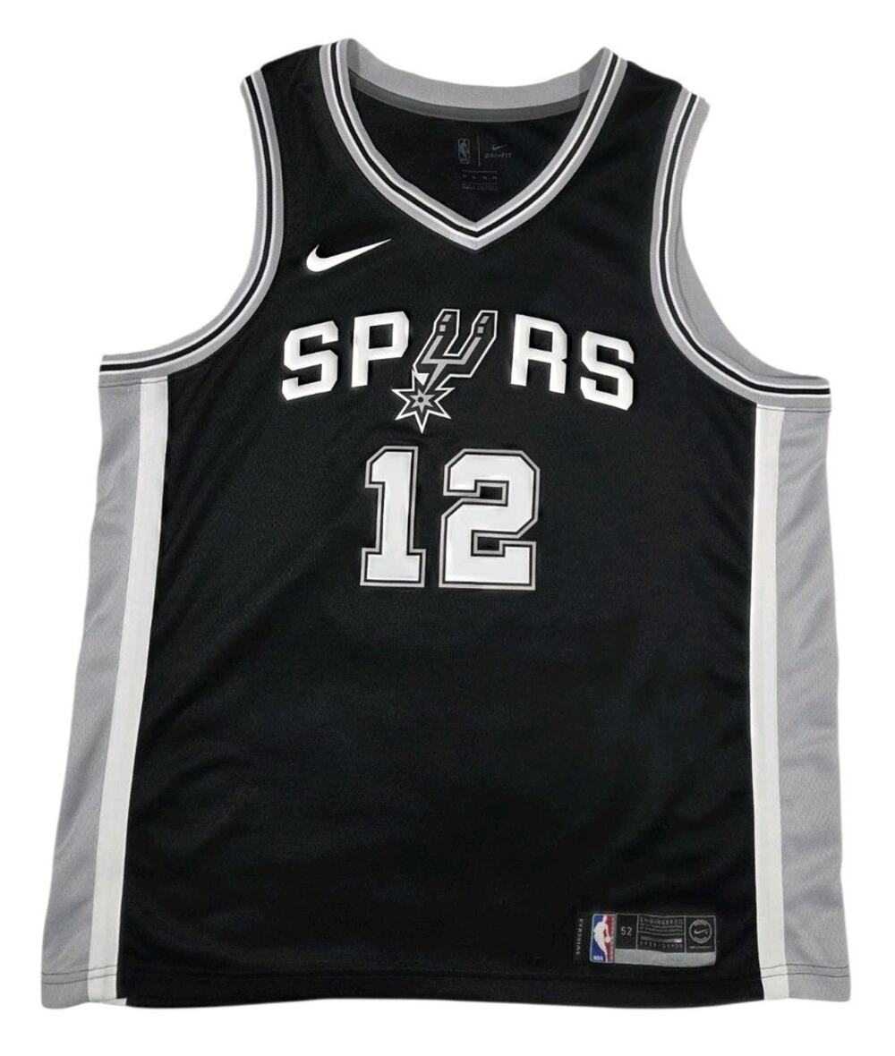San Antonio Spurs LaMarcus Aldridge Jersey Nike Dri Fit NBA Baseball Black XL